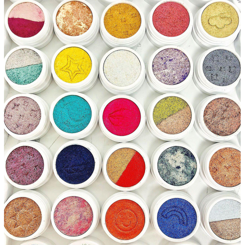 Göz Farı Paleti Yüksek Pigment Parlak Mika Göz Farı Paleti Sıcak Satış Doğal Aralığı Göz Farı 25 renk