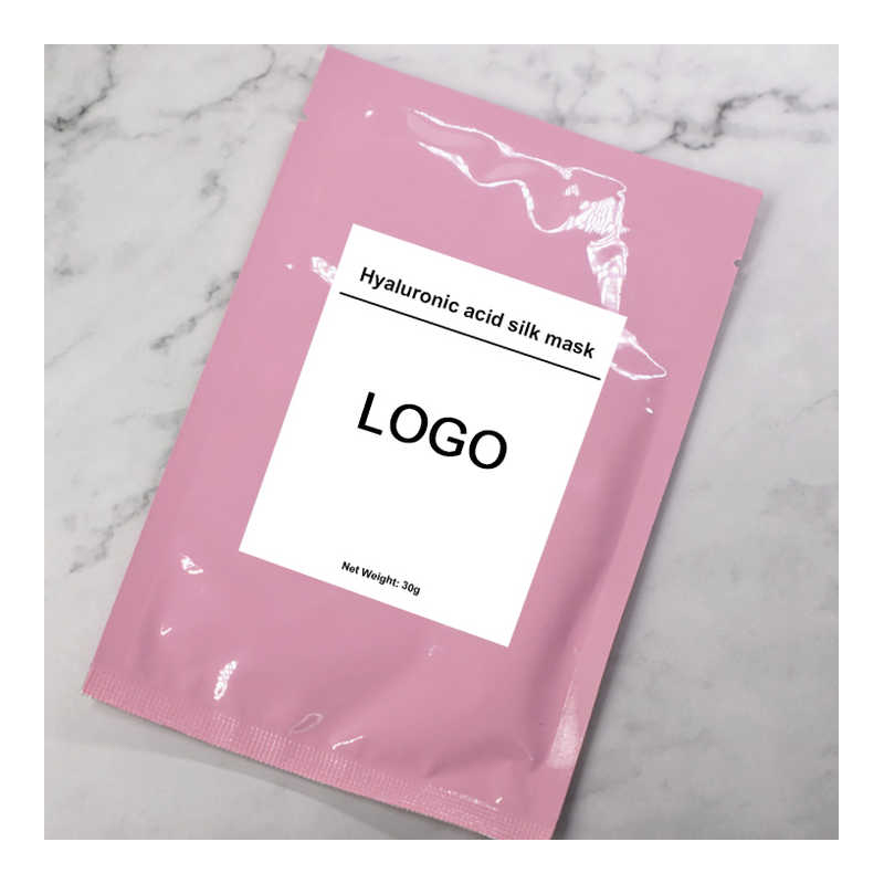35g Yüz Sayfası Organik Nemlendirici Hyaluronik Asit İpek Yüz Yüz Maskesi