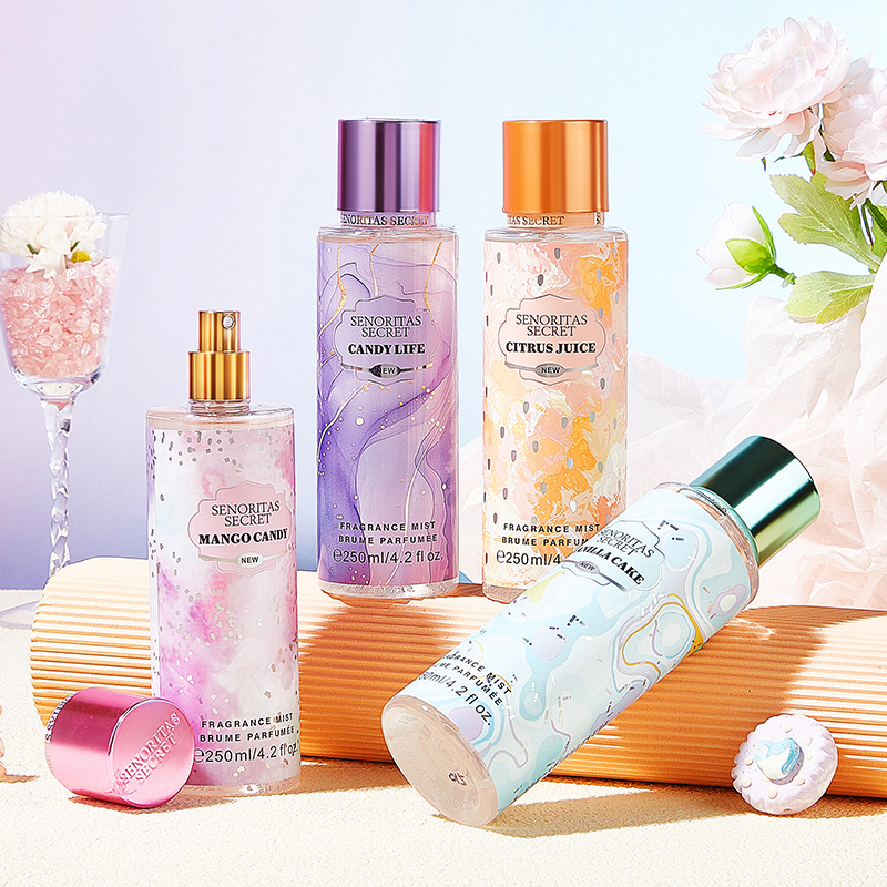 Kadın Parfüm Vücut Spreyi için 250ml Uzun Ömürlü Koku Vücut Mist