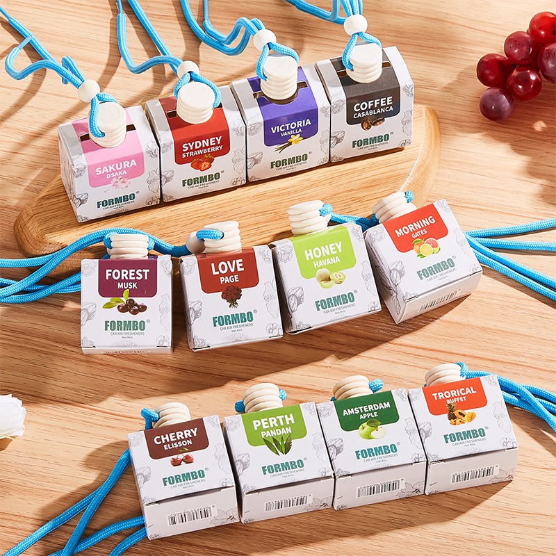 Blossom & Berry Araba Parfümü - Doğal Çiçek ve Meyve Özlü Asılı Oda Parfümü Lüks Araba Kokusu Aksesuarları 8ml