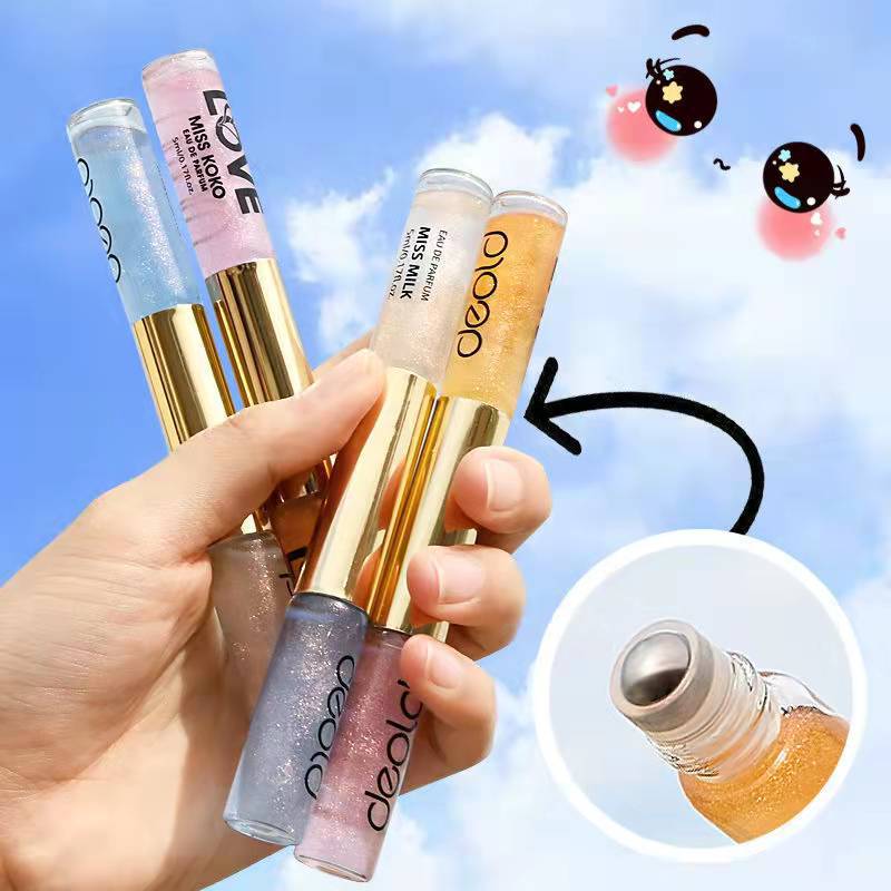 5ML*2 Rollerball Parfüm Öğrenci Çift Bulaşmış Koku Parfüm Uzun Süre Kalıcı Koku Örneği