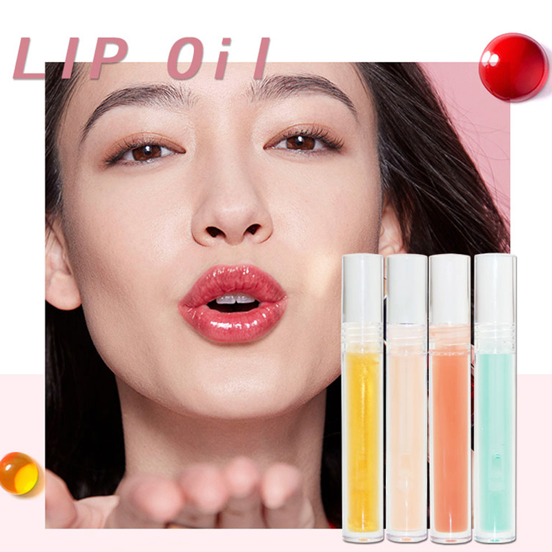 Gloss Lipgloss Baz Dolgunlaştırıcı Vegan 5ml Satıcı Pigment Meyve Parıltılı Şeffaf Dudak Yağı