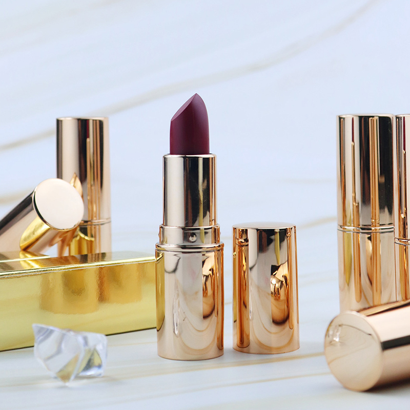 Çıplak Ruj Kozmetik Seksi Kırmızı Mat Kremsi Suya Dayanıklı Ruj