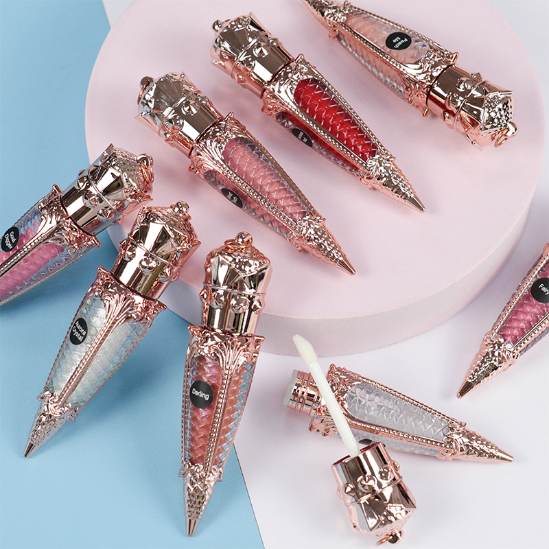 Yeni 3'ü 1 Arada Dudak Parlatıcı Seti Mat Hediye Kutusu Ruj Kombinasyonu Makyaj