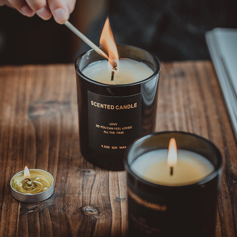 160g Doğal Soya Balmumu Fabrikası Aromaterapi Kokulu Mumlar